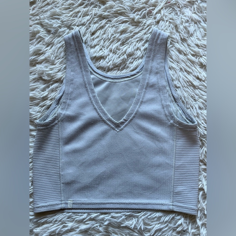 Lululemon Ribbed Softstreme Cropped Tank Top